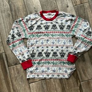 Hanna Anderson, pajama Top, Star Wars Christmas, Adult M, Unisex